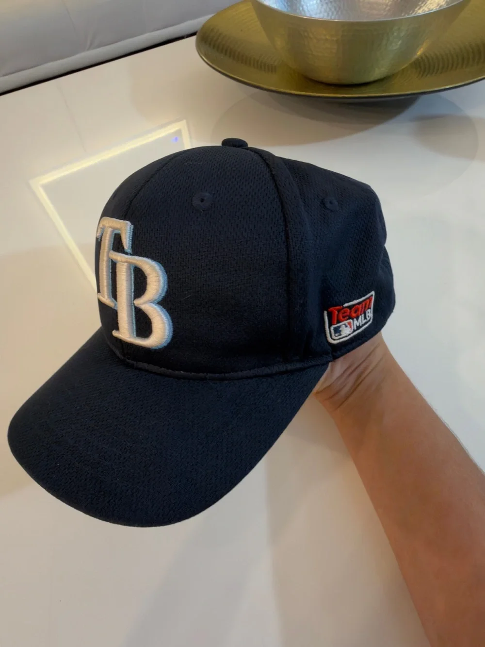 Tampa Bay Rays MLB Youth Baseball Cap Navy Blue OC Sports